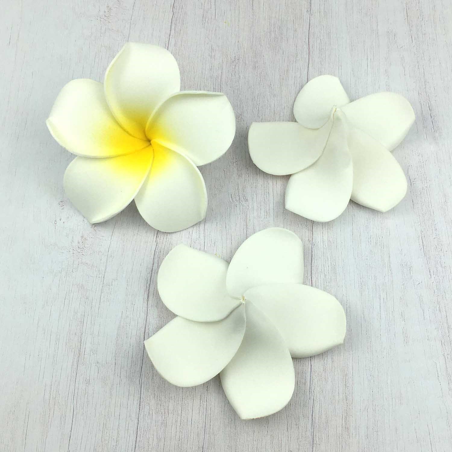 10100PCS Hawaiian Flowers Fake Plumeria Foam Frangipani Etsy Canada