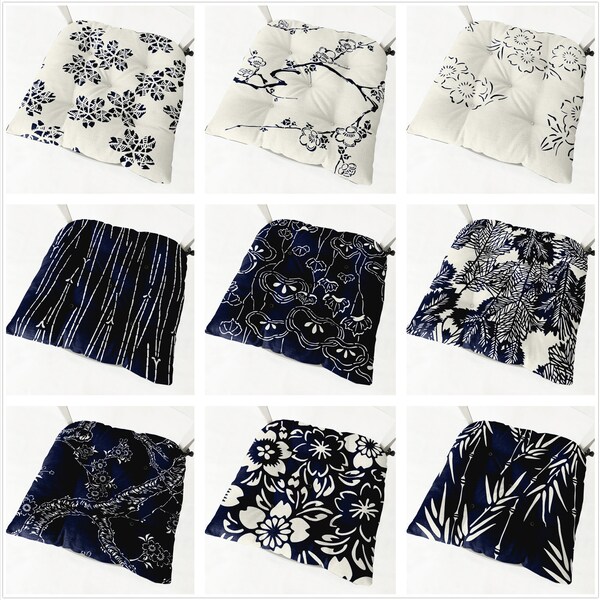 Navy Chair Pads Etsy