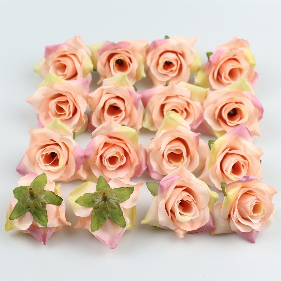 30Pcs mini Silk Roses Heads Single Tone Artificial Silk Etsy
