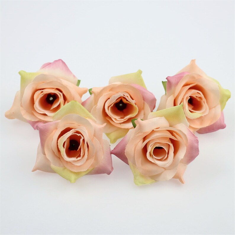 30Pcs mini Silk Roses Heads Single Tone Artificial Silk Etsy