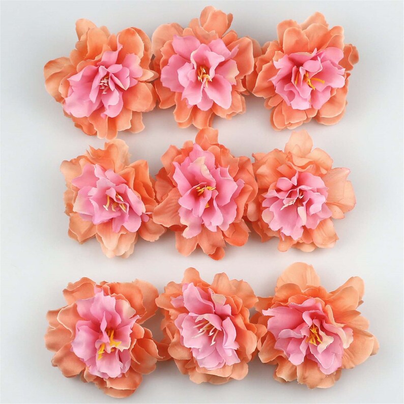8cm Fake flowers heads Bulk Peony Flower Head Silk Artificial Etsy