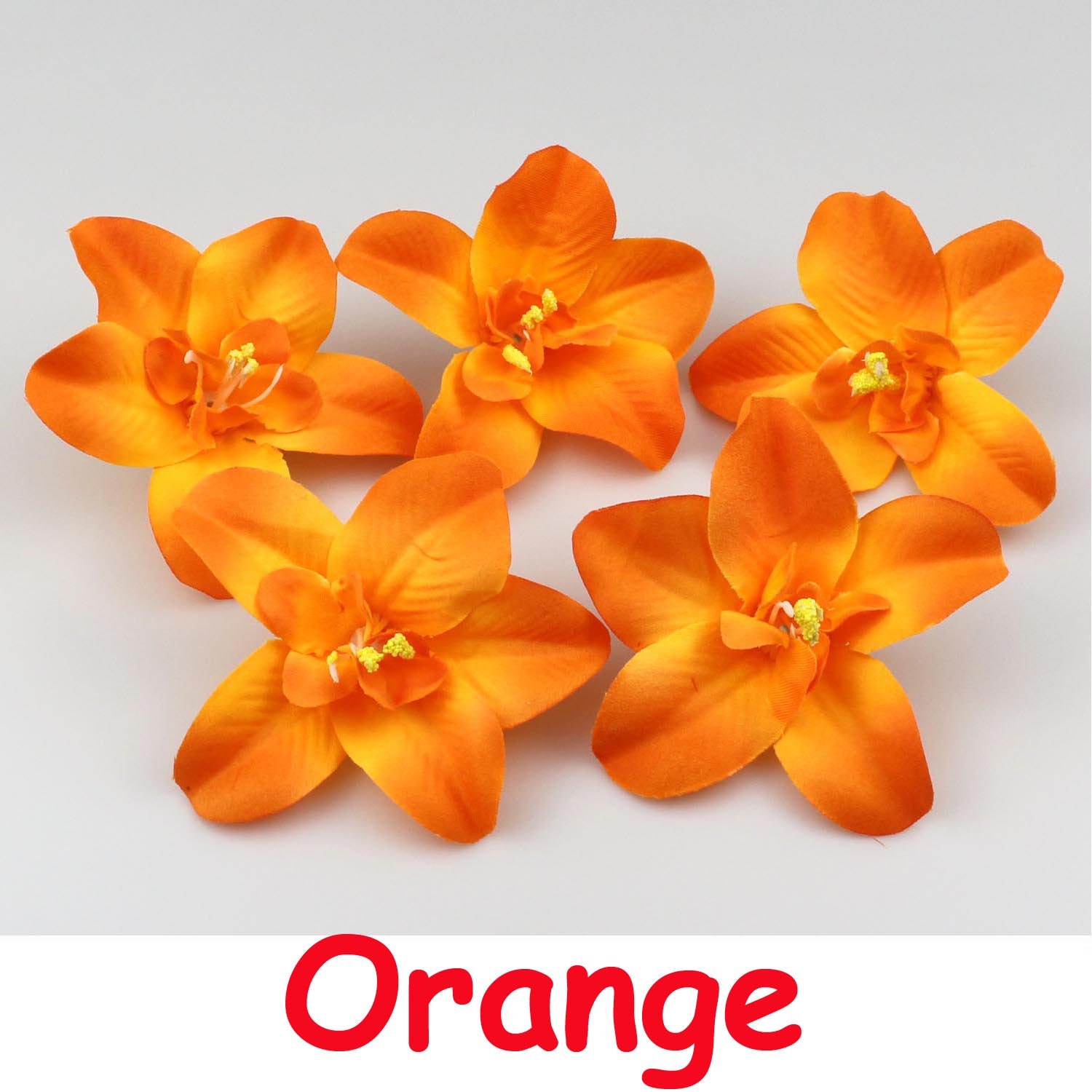 10100X 3.1 Artificial Silk Orchid Flower Head Buds Petals Etsy