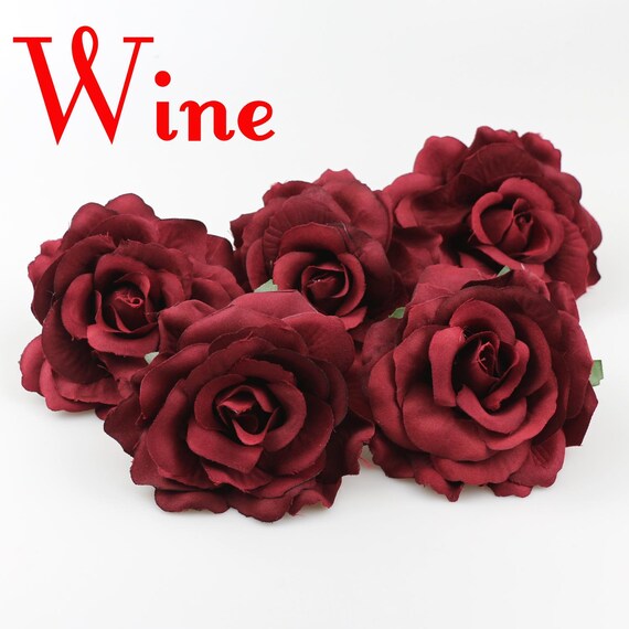 artificial roses red