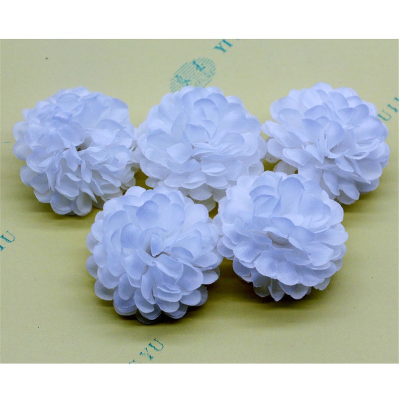 20/100X 5cm Daisy Bulk Carnation Artificial Flowers Heads Etsy