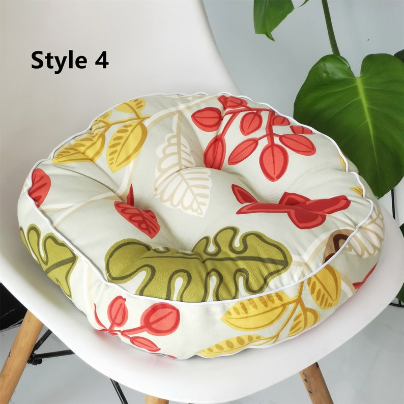 Round Chair Cushion/16 18 20round Cotton Etsy
