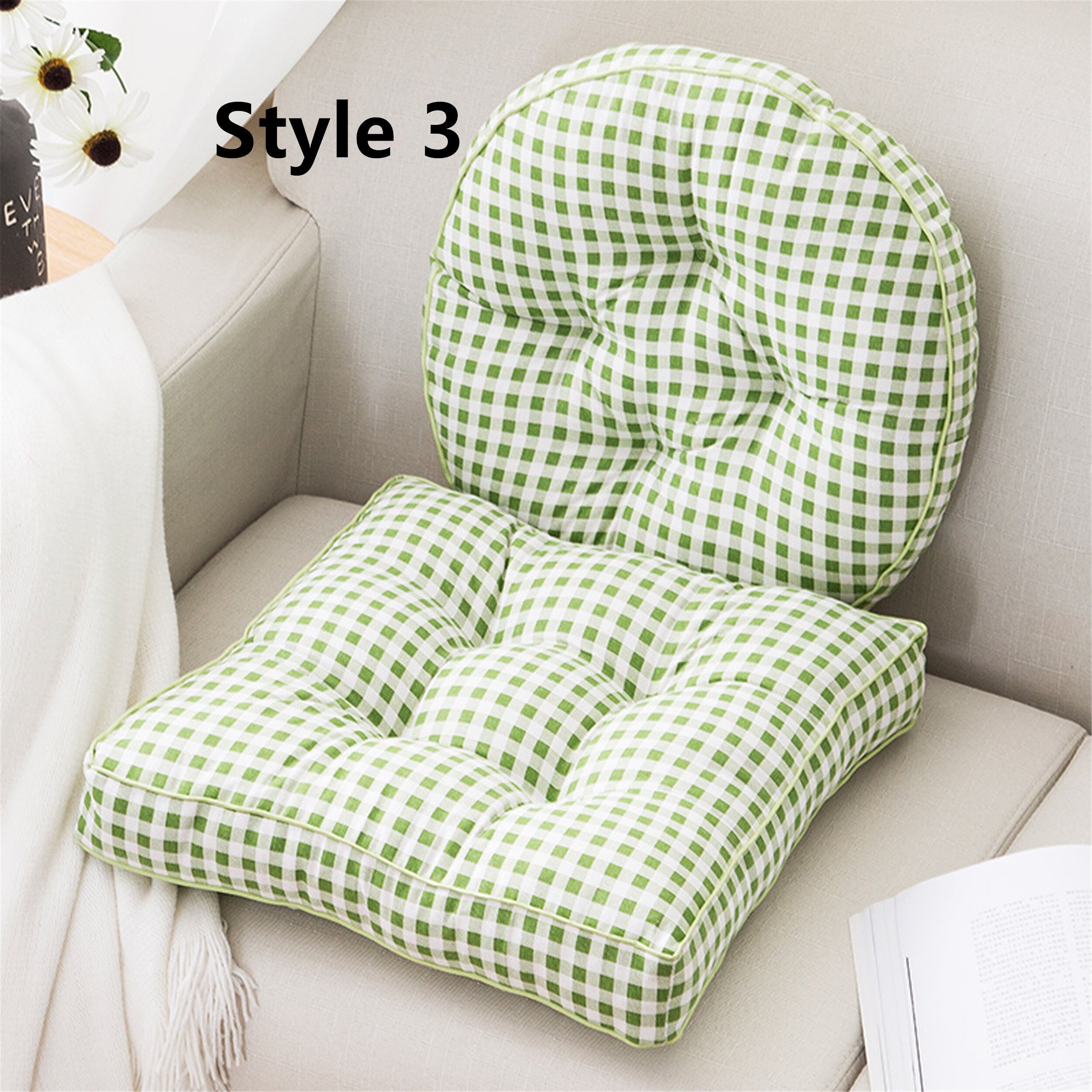Square/round Chair Cushion/16 18 20 Thick Cotton Linen Round Cushion Chair  Seat Cushions/armchairs,chair Pads Cushion,floor Cushion 