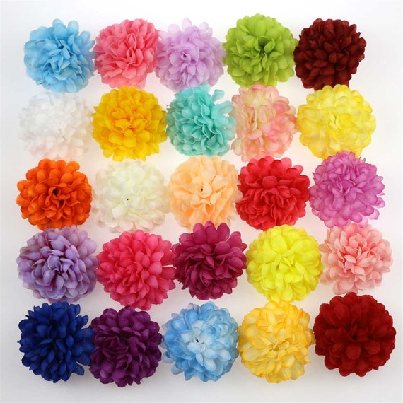 100pc 26 Colors Silk Flowers Bulk Carnation Artificial Flowers | Etsy