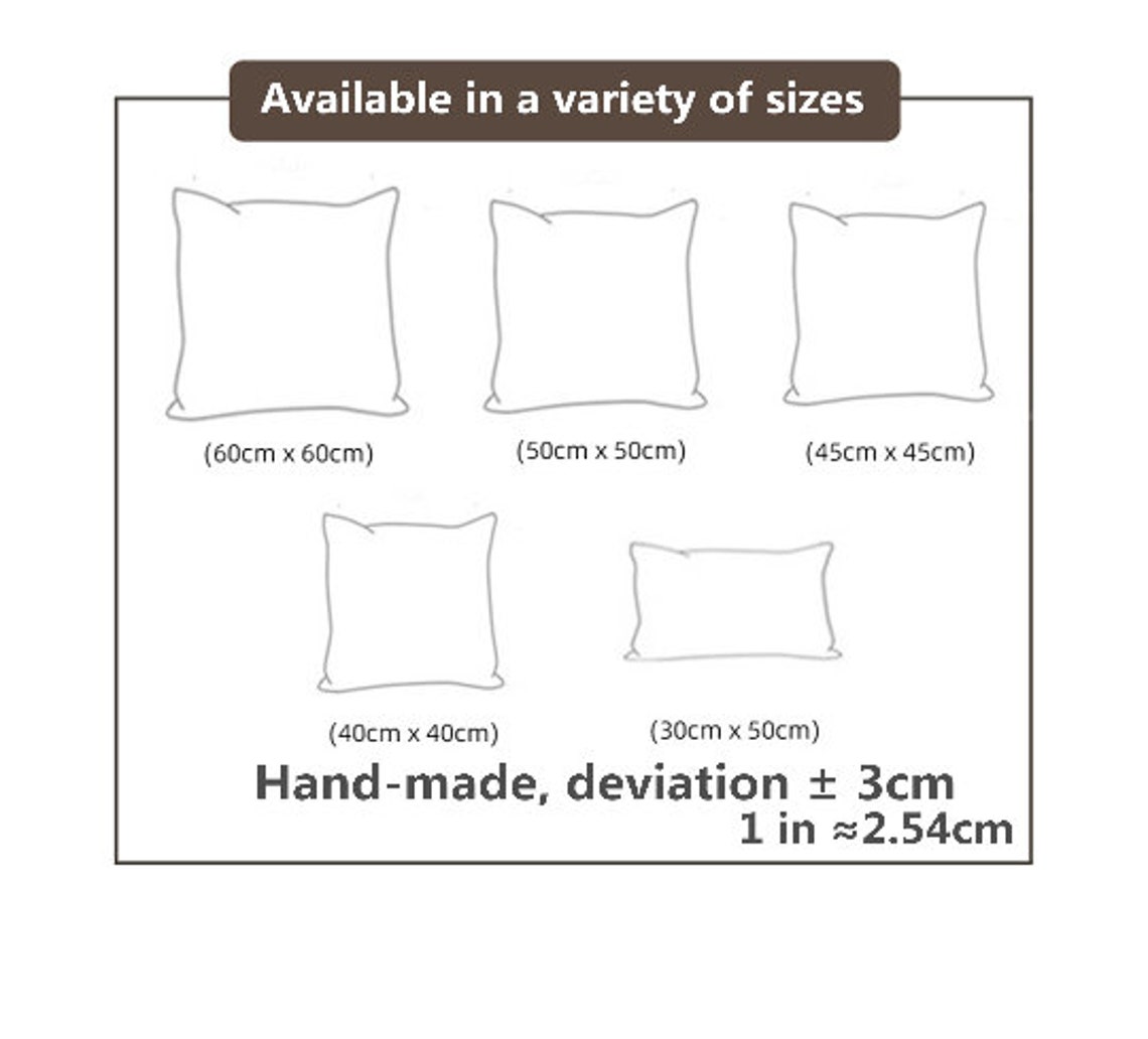 Black and White Pillow Cover/12 X 2016 X 1618 X 1820 X Etsy