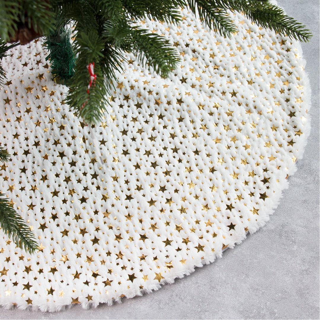 Fluffy Christmas Tree Skirt 
