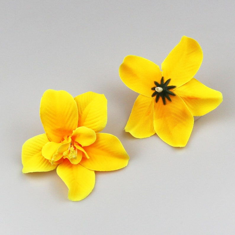 10-100X 3.1\u201d Artificial Silk Orchid Flower Head Buds Petals Bouquets Craft Home Decor DIY Wreath Gift Scrapbooking Supplies Fake flowers
