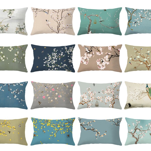 Bird Pillow Cover Etsy