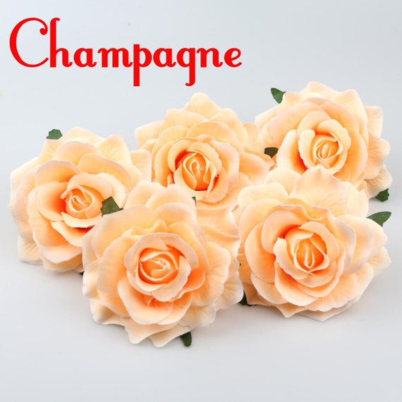 30Pcs Artificial Sunflower Heads Silk Flower Bulk Wedding Home Decor Orange