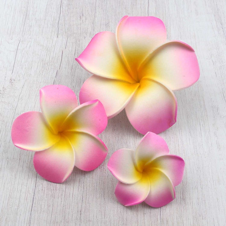 10100PCS Hawaiian flowers Fake Plumeria Foam Frangipani Etsy