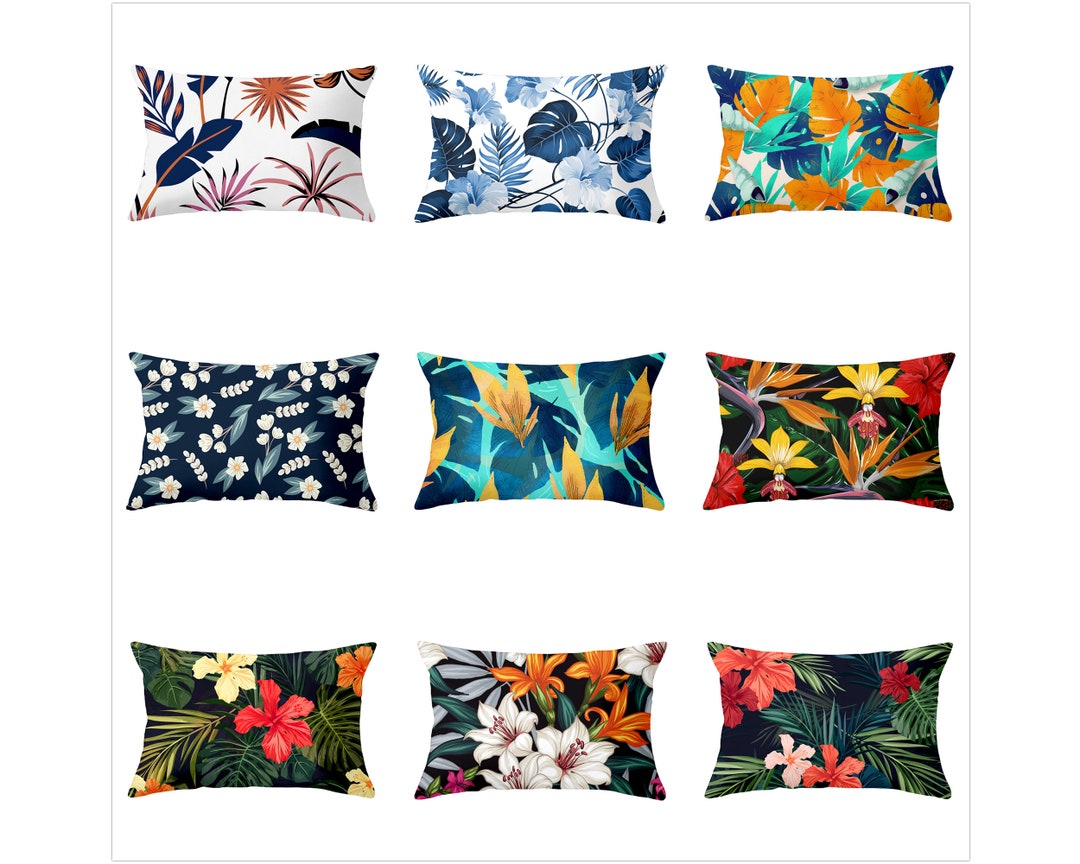 Abstract Lumbar Pillow Cover 12 X 2016 X 2420 X Etsy