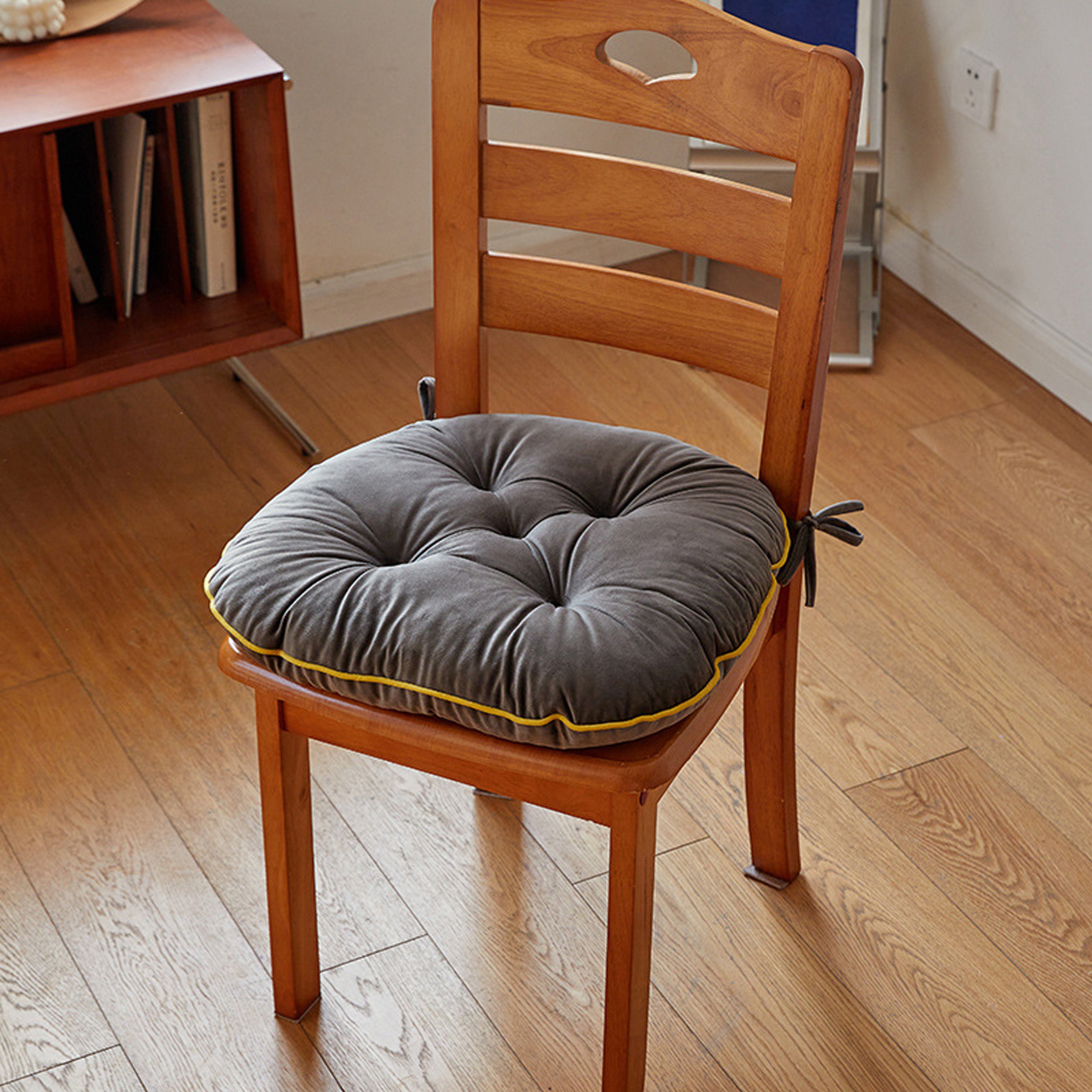 Velvet Chair cushion Trapezoid Velour chair pads Chair Pads Etsy