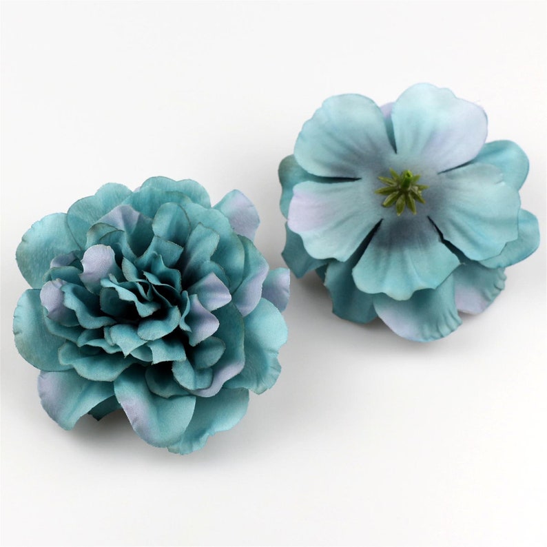 100Pcs 11cm Silk Bloom peony Artificial plastic flowers for christmas decor home wedding accessories scrapbook fake peonies diy wreath gifts