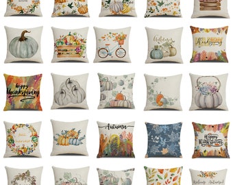 18x18 Multicolor Decor & Accessories for Thanksgiving & Halloween Orange Plaid for Autumn Season-Thanksgiving Gnomes Throw Pillow 18x18 Multicolor Decor & Accessories for Thanksgiving & Halloween Orange Plaid for Autumn Season-Thanksgiving Gnomes Throw Pillow