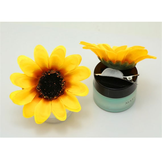 sunflower clips for hair