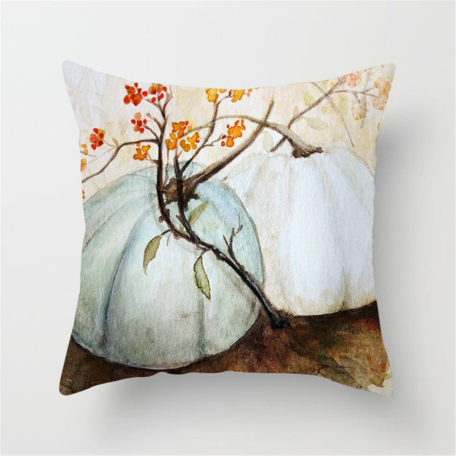Fall pumpkin Pillow Covers/ANY SIZE/Orange Throw Pillow Etsy