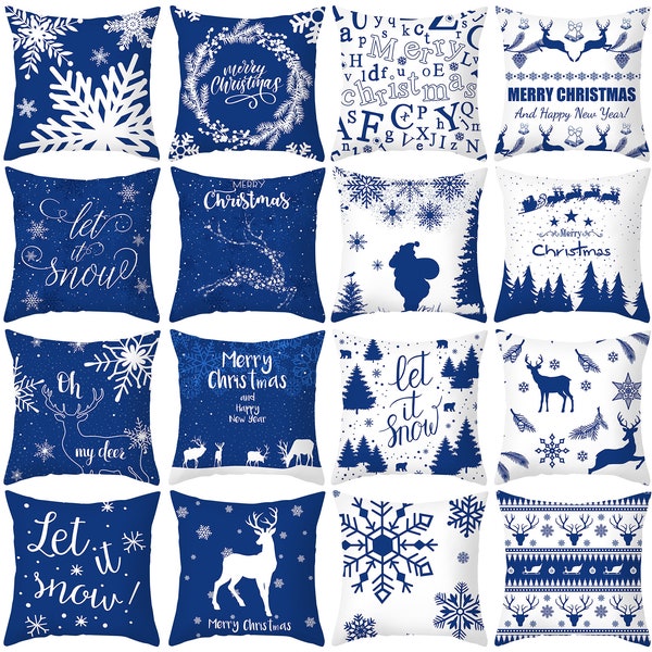Housse De Coussin D'hiver "Get Cozy With It" - 17,5 Pouces, Motifs Pulls, Noël