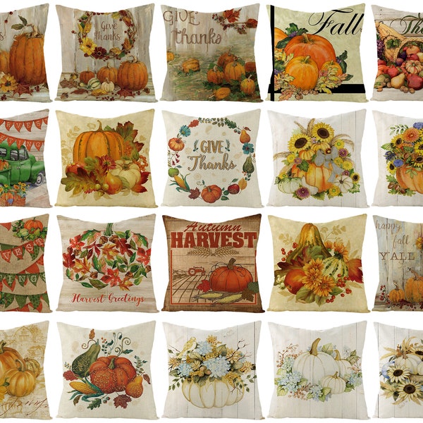 Fall Pillow Etsy