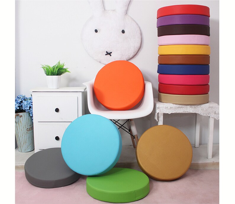 20 Colors Outdoor Round Chair Cushion Pads/16 18 Etsy
