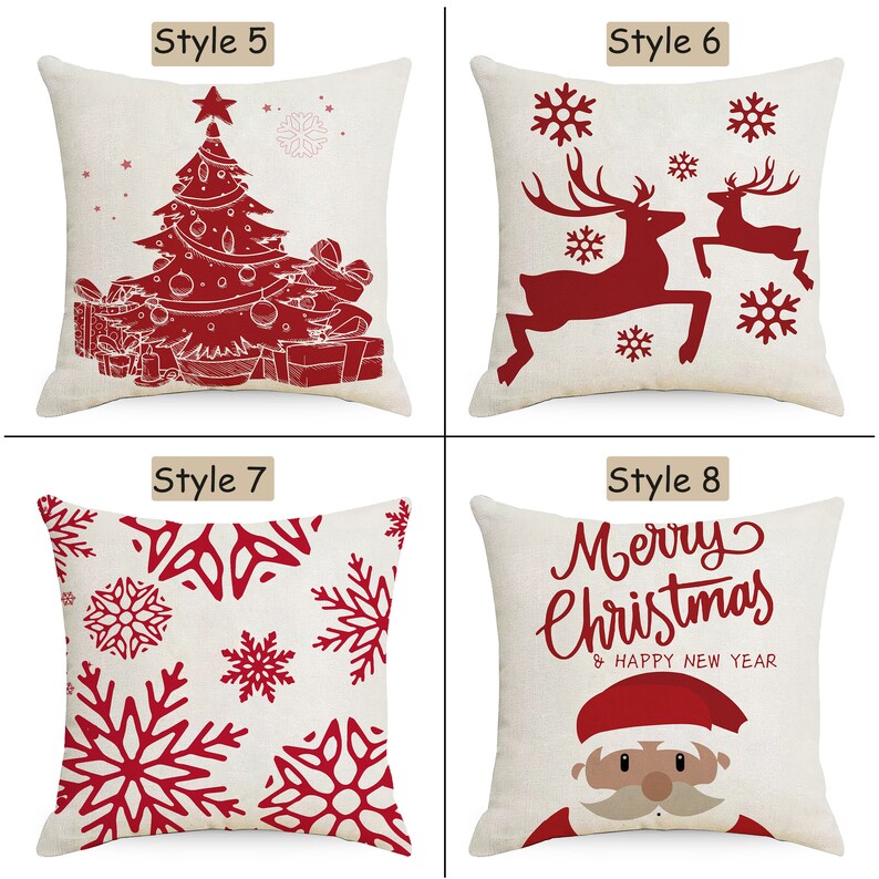 Farmhouse Christmas Pillow Cover Etsy