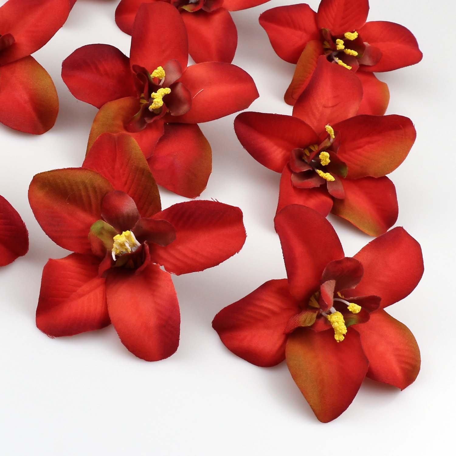 10100X 3.1 Artificial Silk Orchid Flower Head Buds Petals Etsy