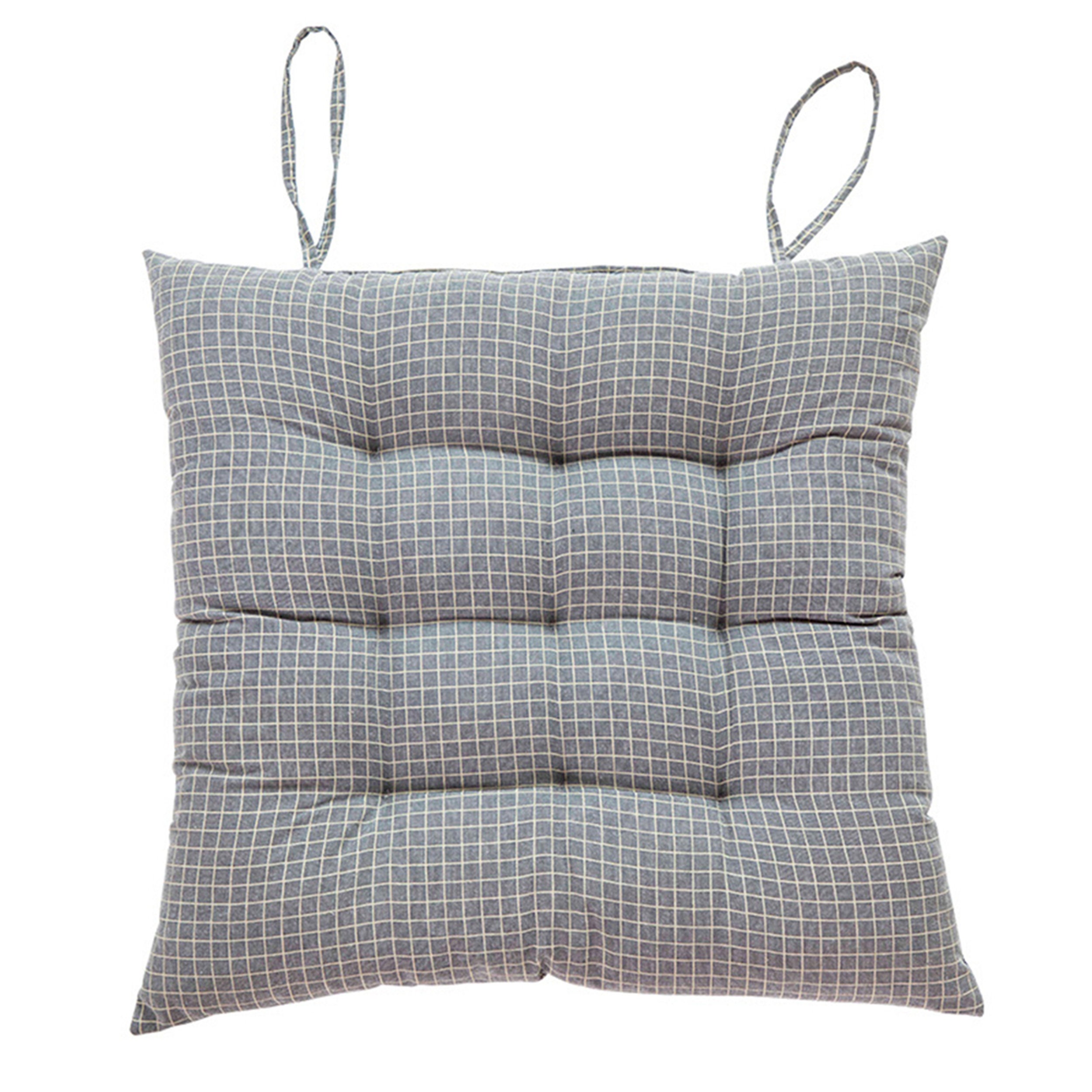 Cotton Linen Chair Cushion Pads 15 X 1517 X 17/lattice Square Etsy UK