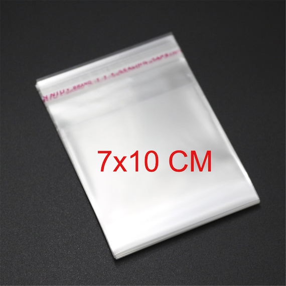 CELLOPHANE CLEAR BAGS WITH SELF SEAL STRIP CHOOSE SIZE /& QUANTITY