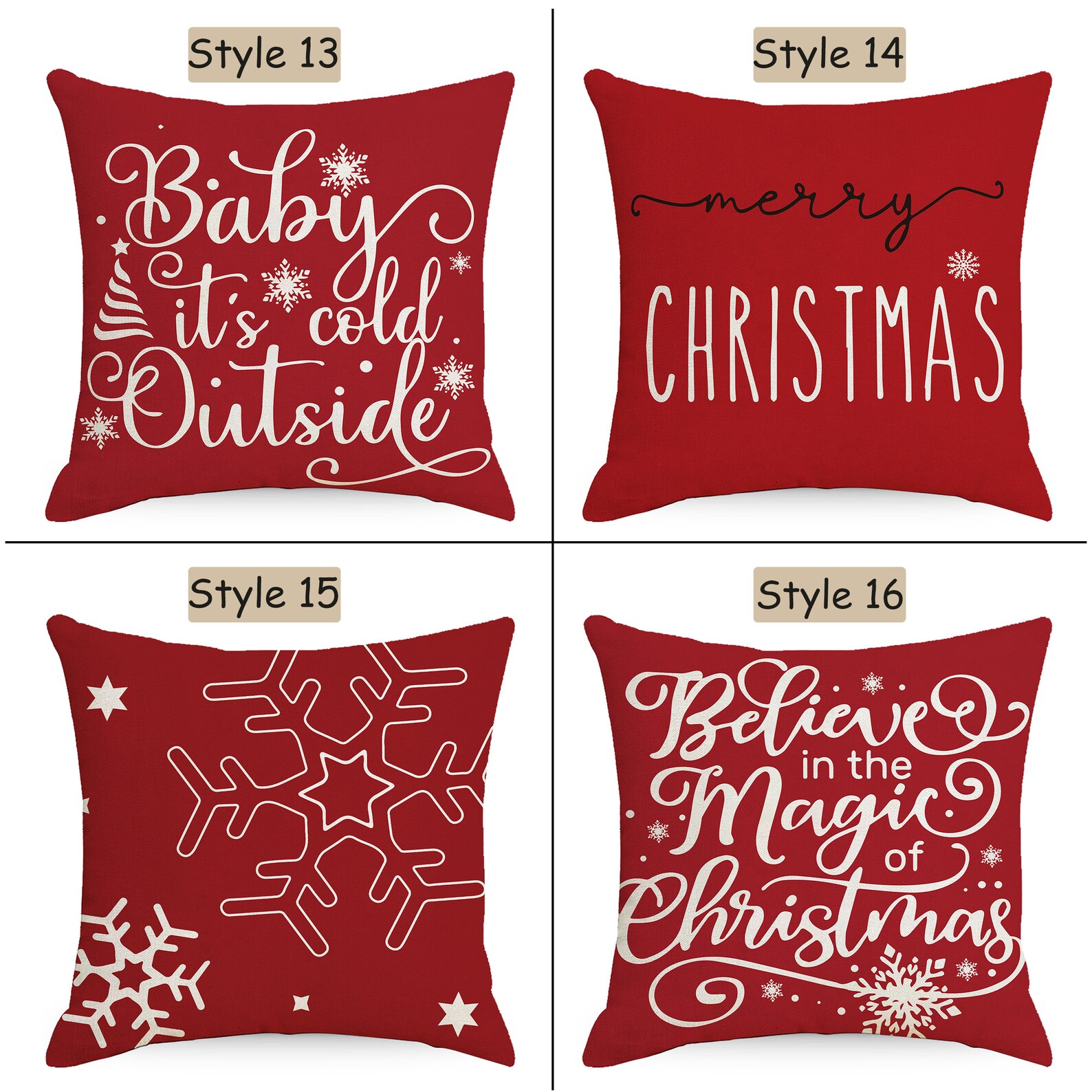 Farmhouse Christmas Pillow Cover Etsy