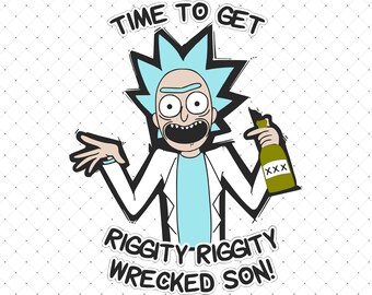 Rick morty svg | Etsy
