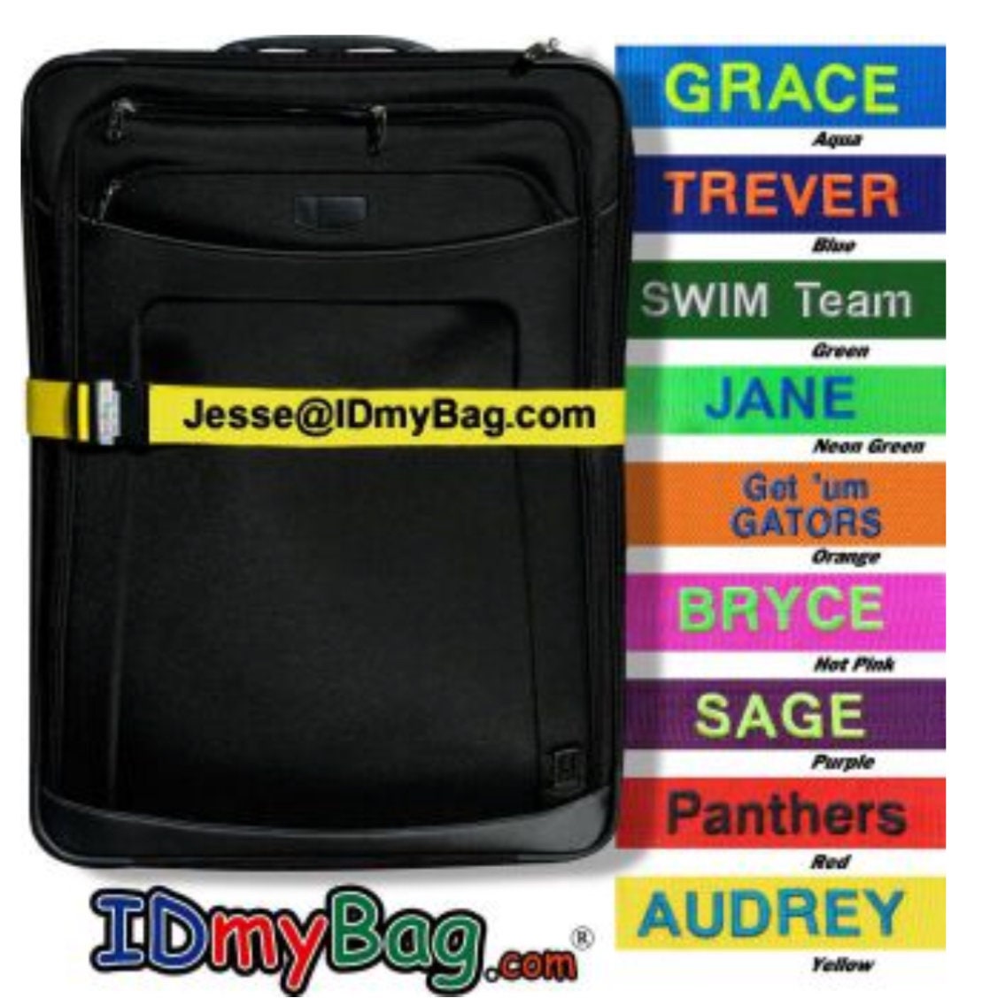 embroidered carry on luggage