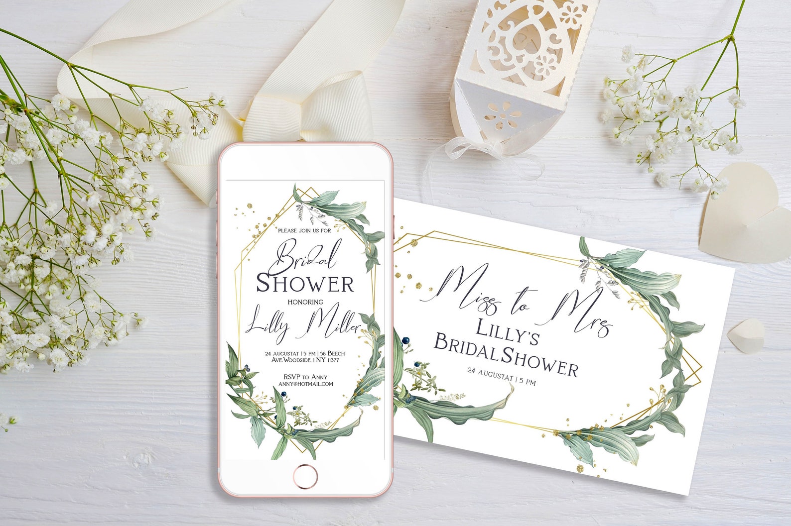Editable Bridal Shower Template Set. Electronic and Printable - Etsy