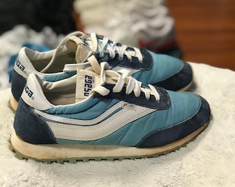 Vintage Orignal 1979 Osaga KT-26 Running Shoes Blue Size 7 1/2