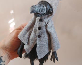 Krähe Kunstpuppe