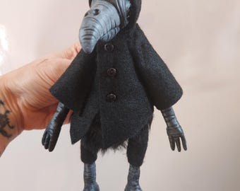 Krähe Kunstpuppe