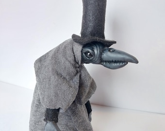 Plague Doctor art doll
