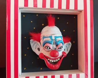 Evil clown wall art