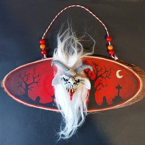 Christmas Krampus hanging wall decoration