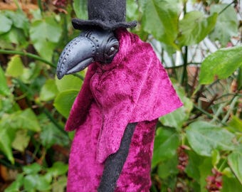 Plague Doctor art doll