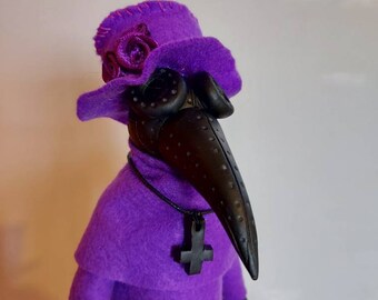 Purple Plague Doctor Doll
