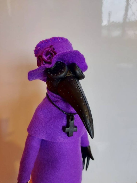 Funny And Strange Plague Doctor Doll - Perfect For Halloween