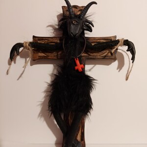 Baphomet goat doll