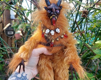 Christmas Krampus doll decoration