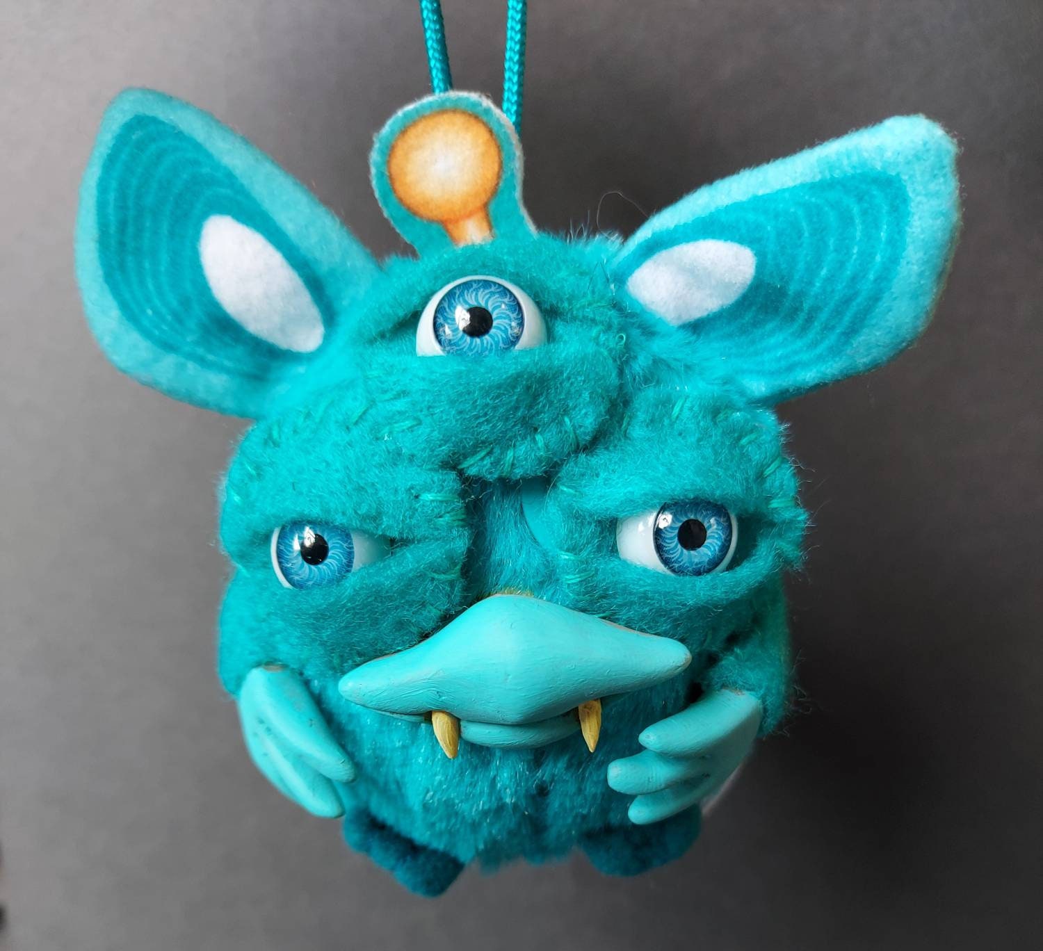 Upcycled All-seeing Cursed Furby - Etsy