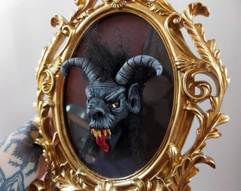 Krampus picture frame