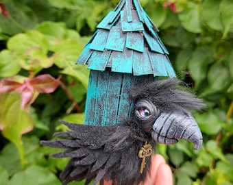 baba yaga hut sculpture