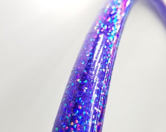Cerceau violet galaxie scintillant avec ruban adhésif