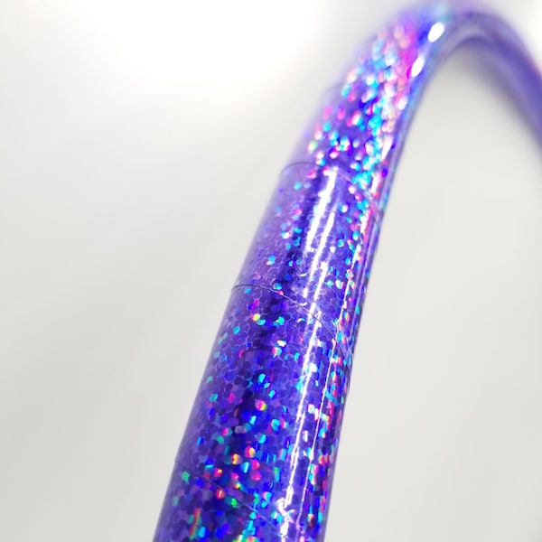 Purple Galaxy Glitter Taped Hula Hoop